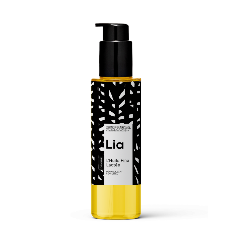 photo huile démaquillante visage naturelle Laboratoire LIA flacon verre 100ml