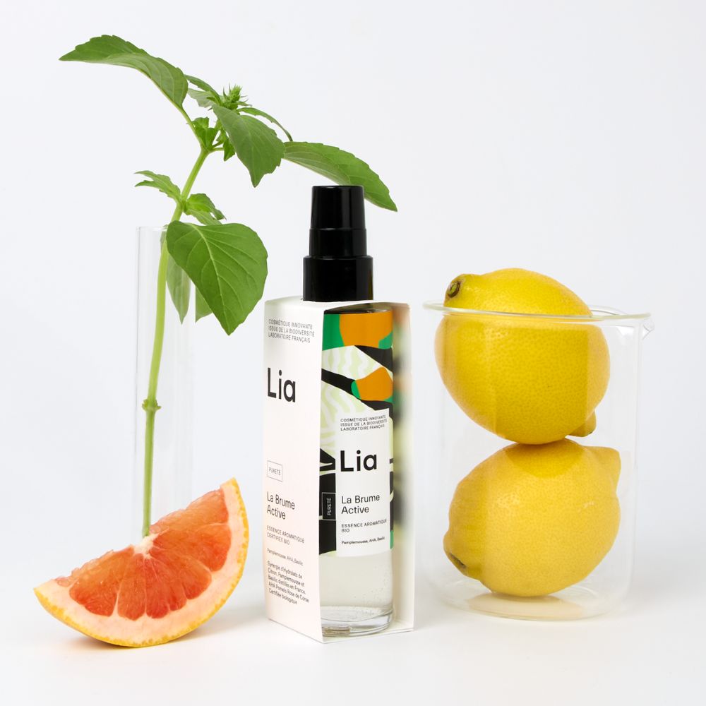 photo de la brume pureté avec citron et pamplemousse