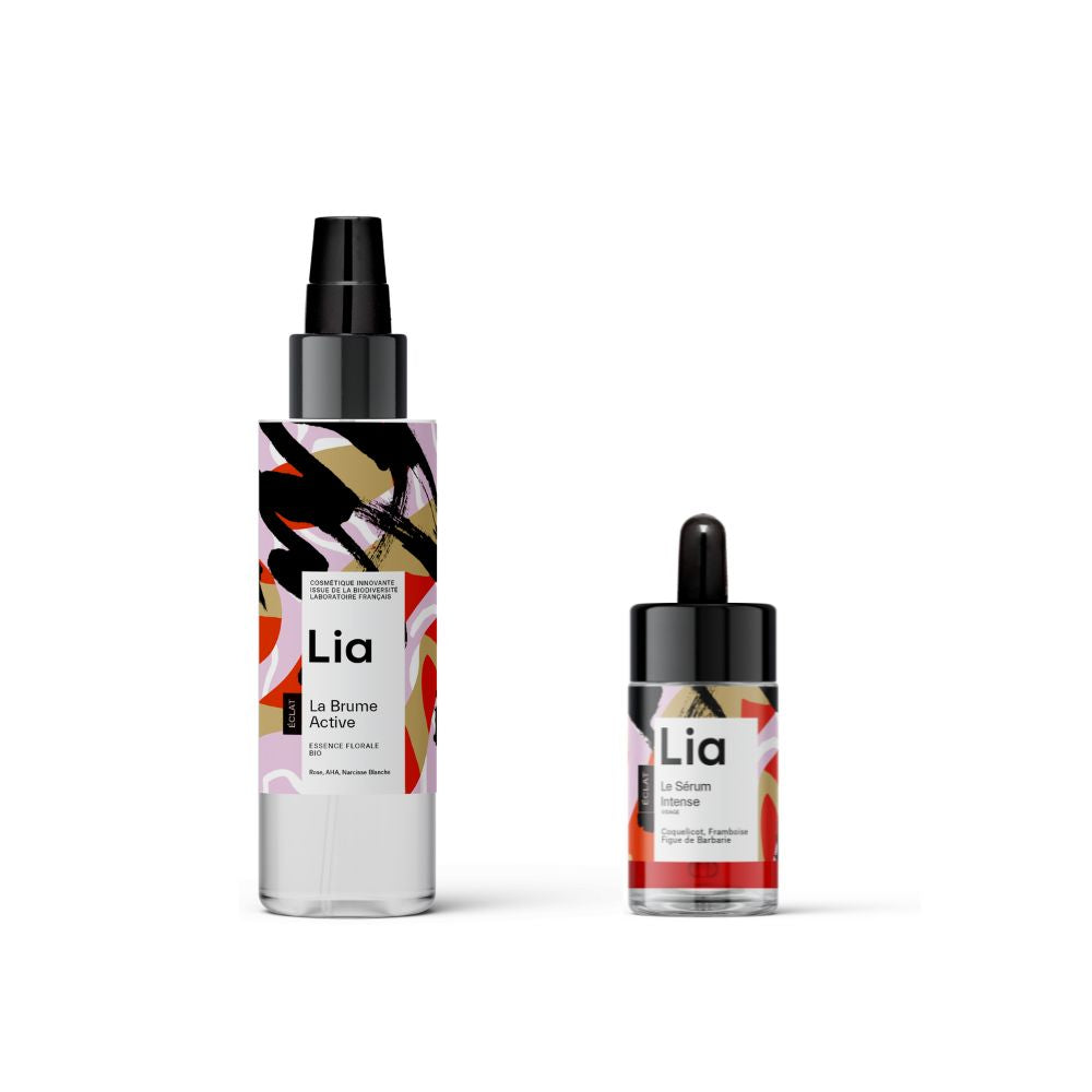 photo du duo serum intense et de la brume active Eclat Lia
