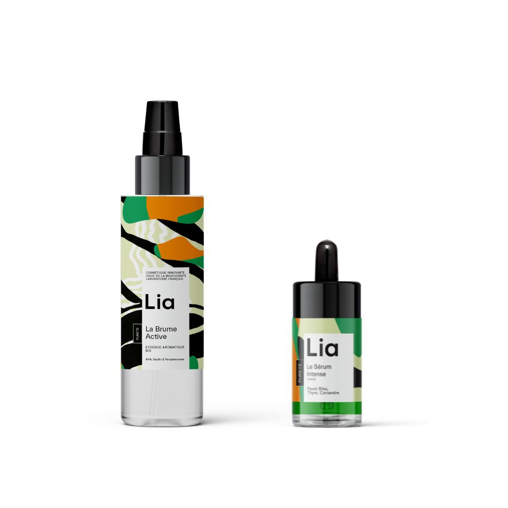photo duo serum intense et brume active Pureté Lia