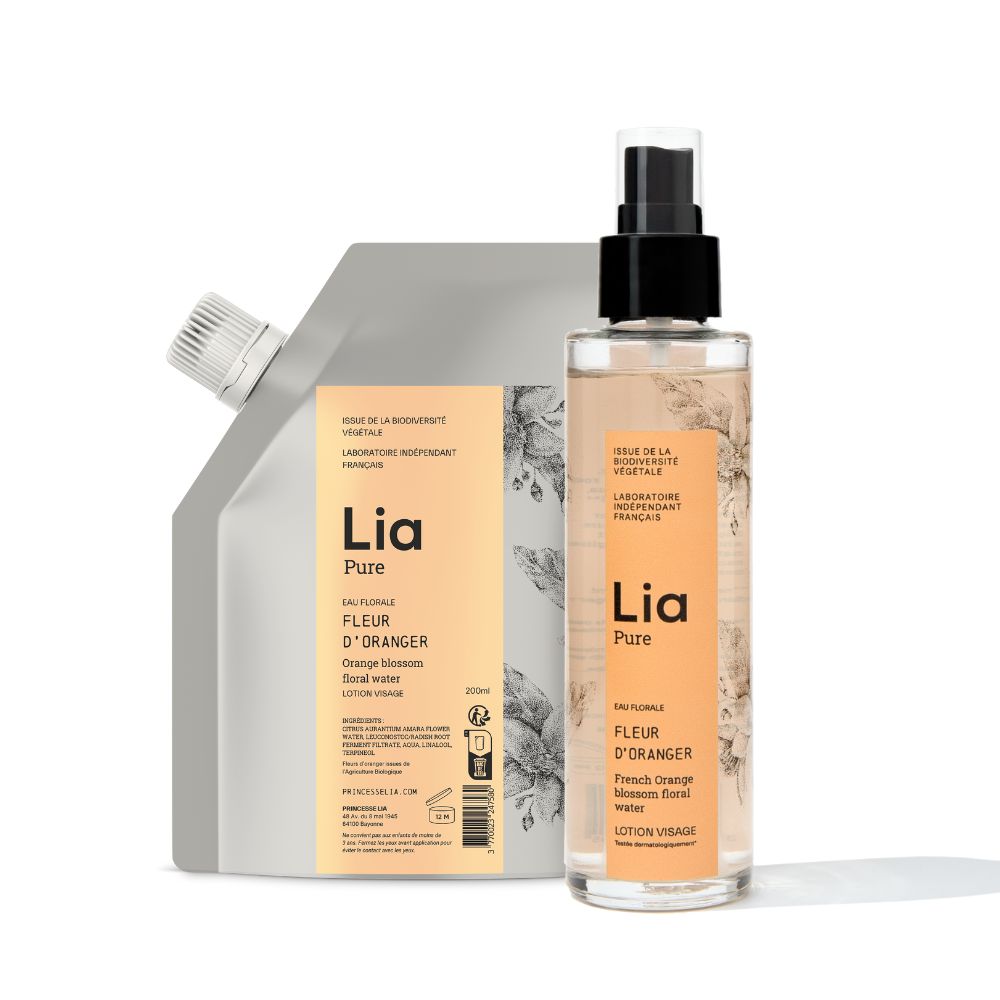 photo flacon et recharge fleur d&