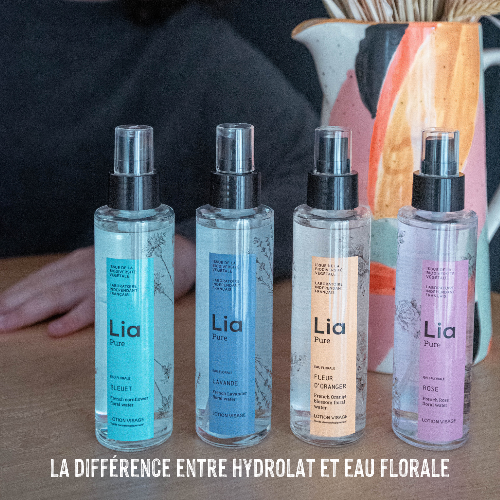 Hydrolat vs eau florale : quelle différence et comment les utiliser ?