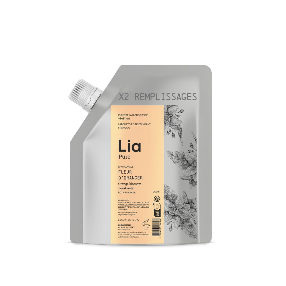 mock up recharge eau florale fleur d&