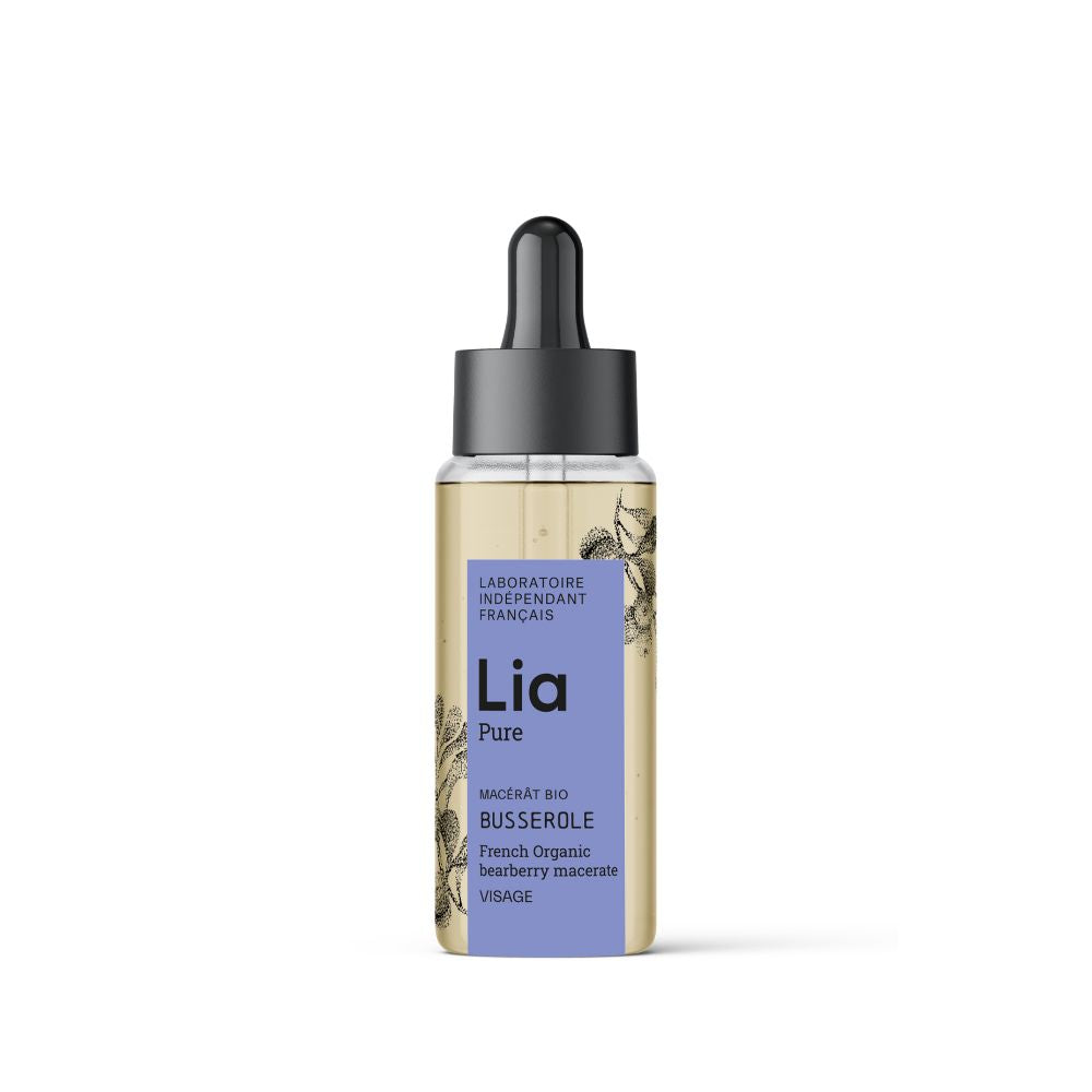 macérât bio de busserole française lia cosmétiques. Laboratoire indépendant