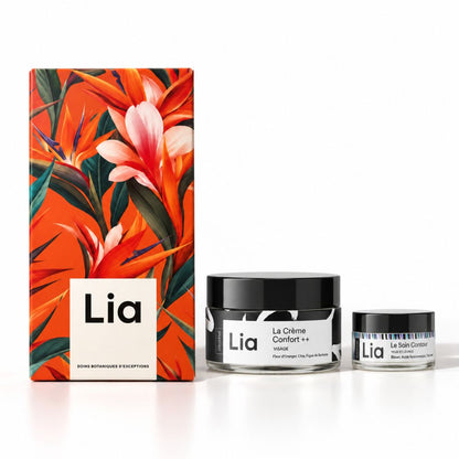 coffret beauté crème visage et contour des yeux naturels
