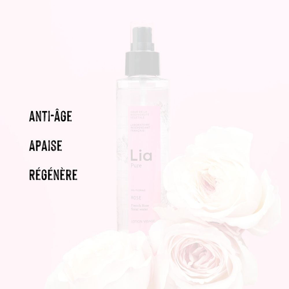 propriétés eau florale de rose lia cosmetiques