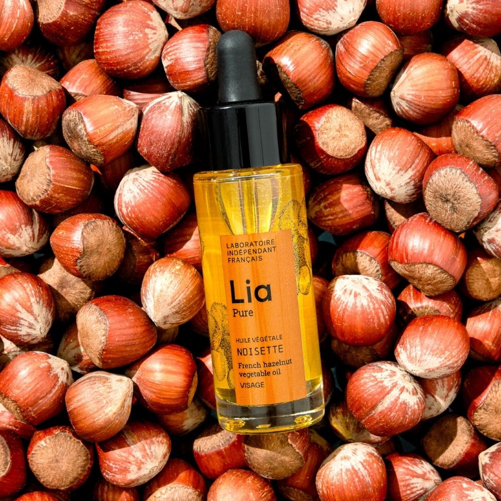 huile de noisette 100% naturelle française LIA Cosmétiques