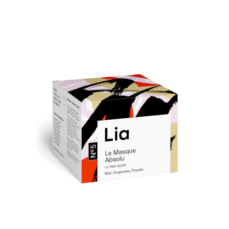 photo de la boite du masque au miel lia cosmetique