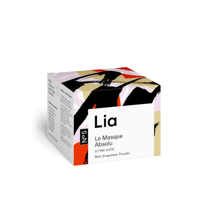 photo de la boite du masque au miel lia cosmetique