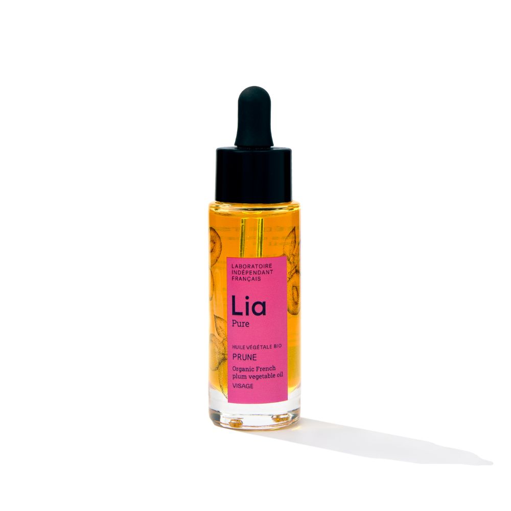 photo flacon huile de prune bio Laboratoire LIA