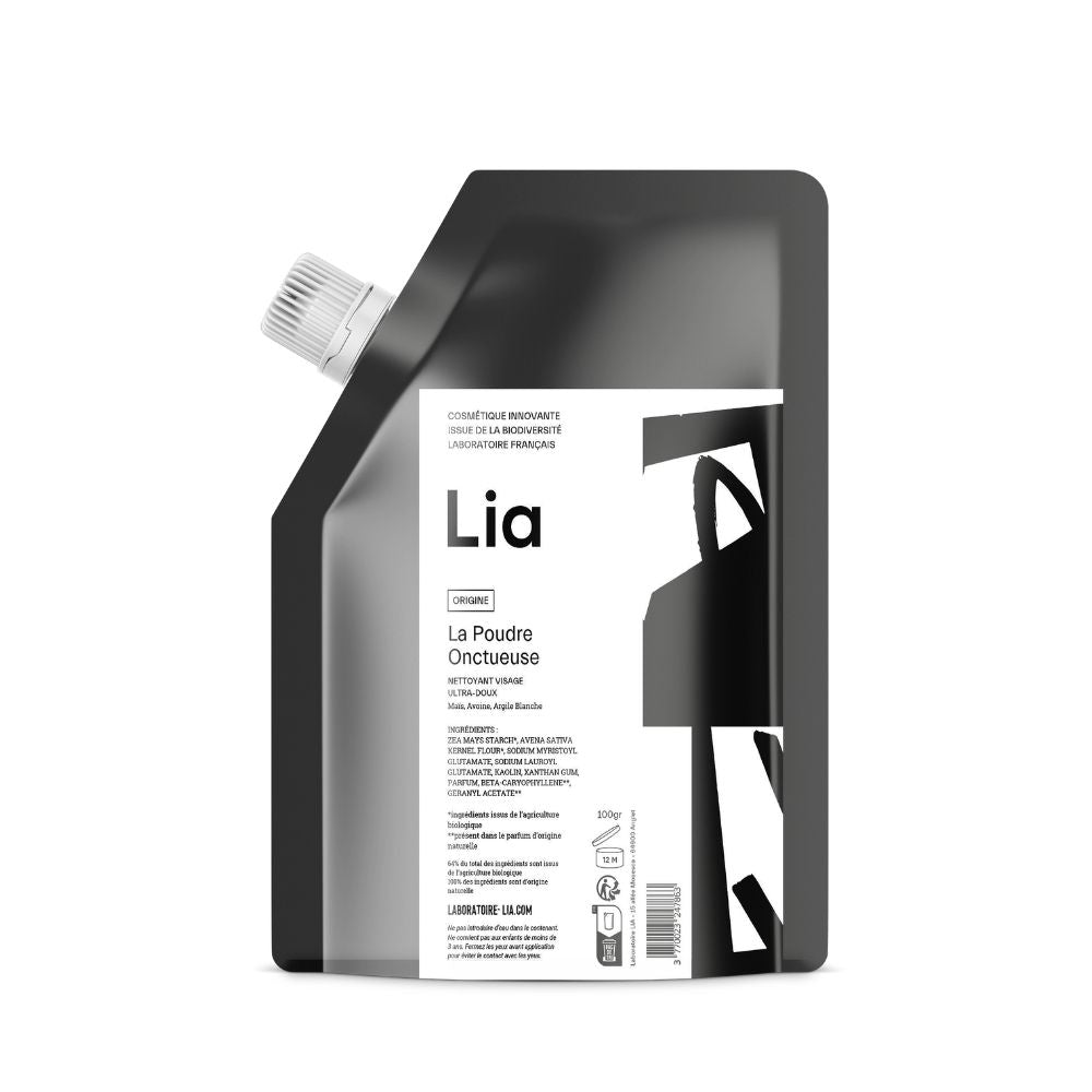 PHOTO DE la recharge du nettoyant visage peau sensible laboratoire lia